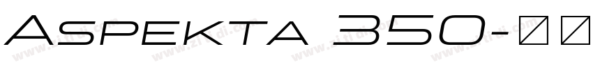 Aspekta 350字体转换